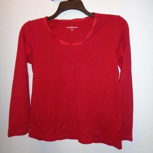 CROFT & Barrow Long Sleeve Top Size Large